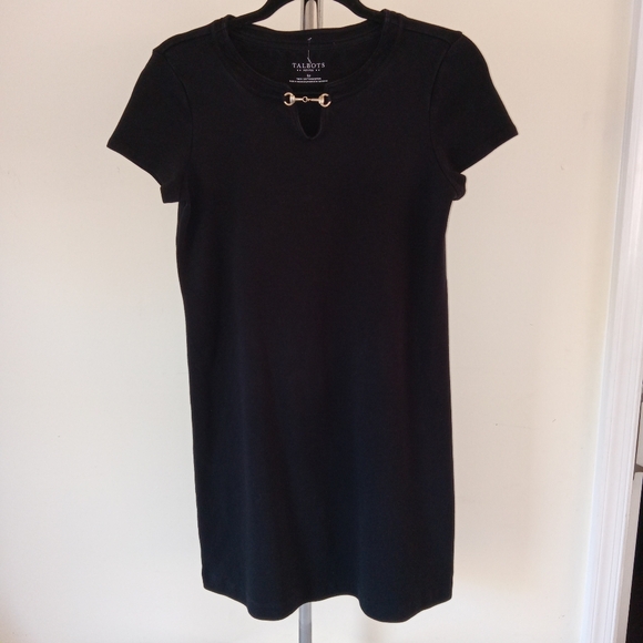 Talbots Petites Dresses & Skirts - Women's Talbots Petites Black Cotton Knee Length Dress SP
